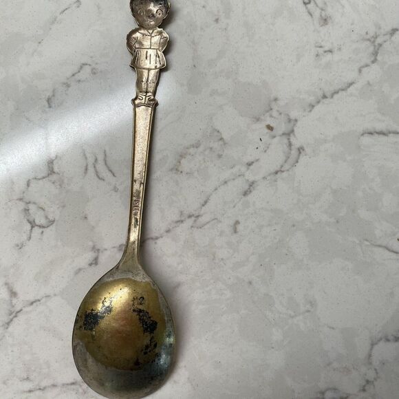 Vintage International Silver Plate Campbells Soup Kids Girl In Dress Spoon VTG - Picture 3 of 5